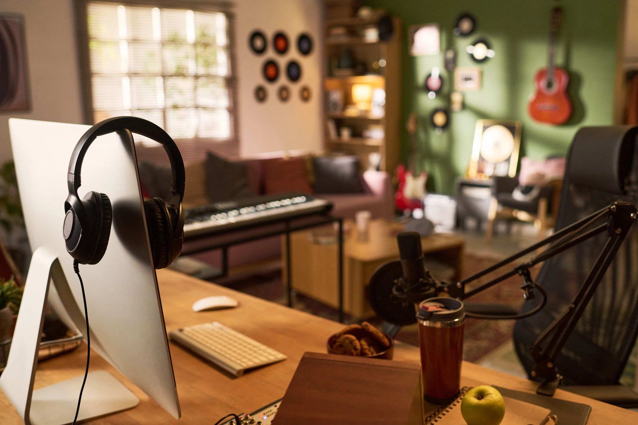Studio setup representing the Electronic Music Lovers brand
